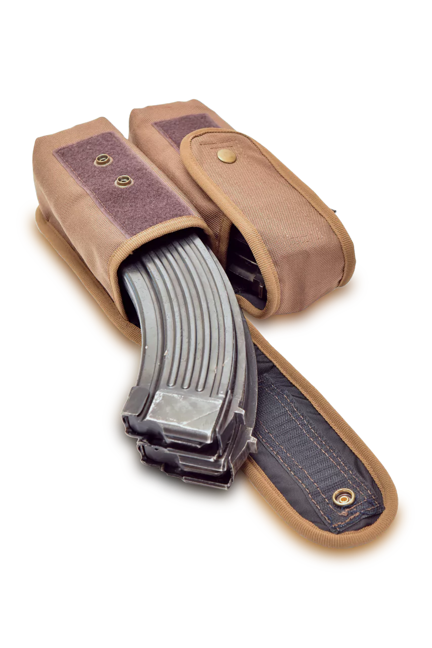 Double magazine holder